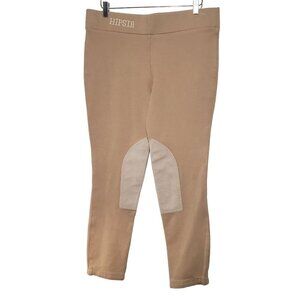 Dublin Hipsta Breeches Equestrian Riding Pants Cotton Stretch Tan Womens 32
